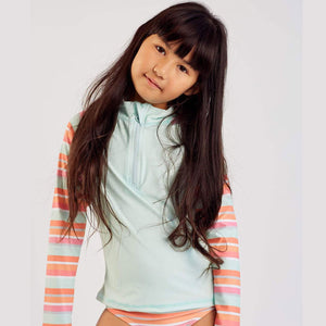 Sun smart long sleeve girls rashie