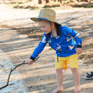 Kids Fishing Shirt Blue