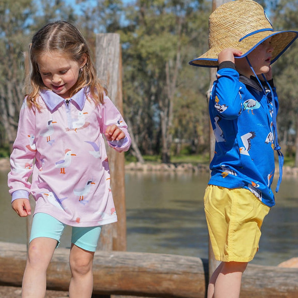 Cute Kids Fishing Shirts UPF 50 + Rated