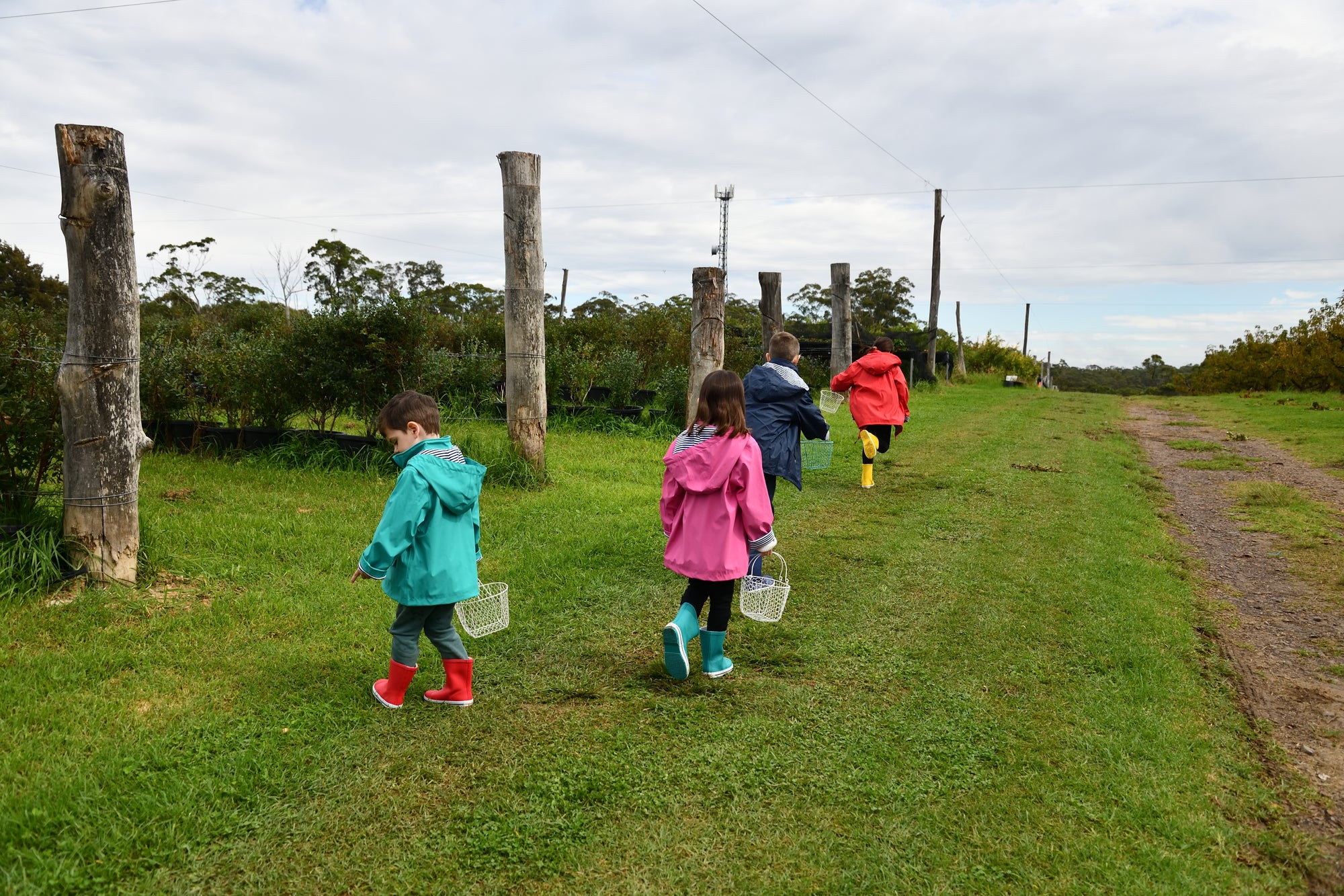 Quality Red Raincoat and Red Rainboots for Kids 