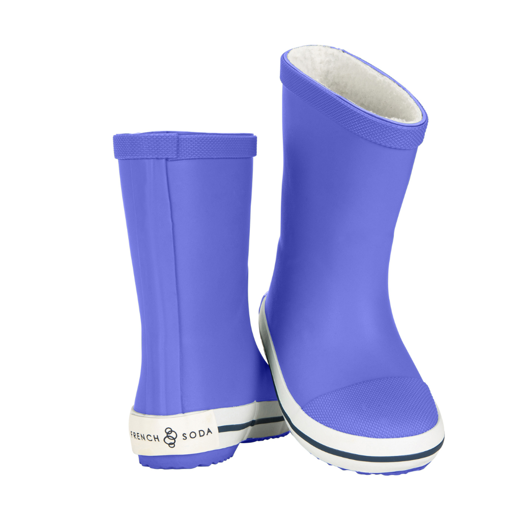 Girls Rubber Boots Purple Girls Gumboots French Soda Australia