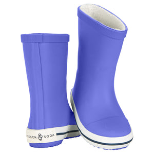 Purple Natural Rubber Wellies for Kids