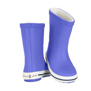 Natural Rubber Lilac Gumboot for Girls 