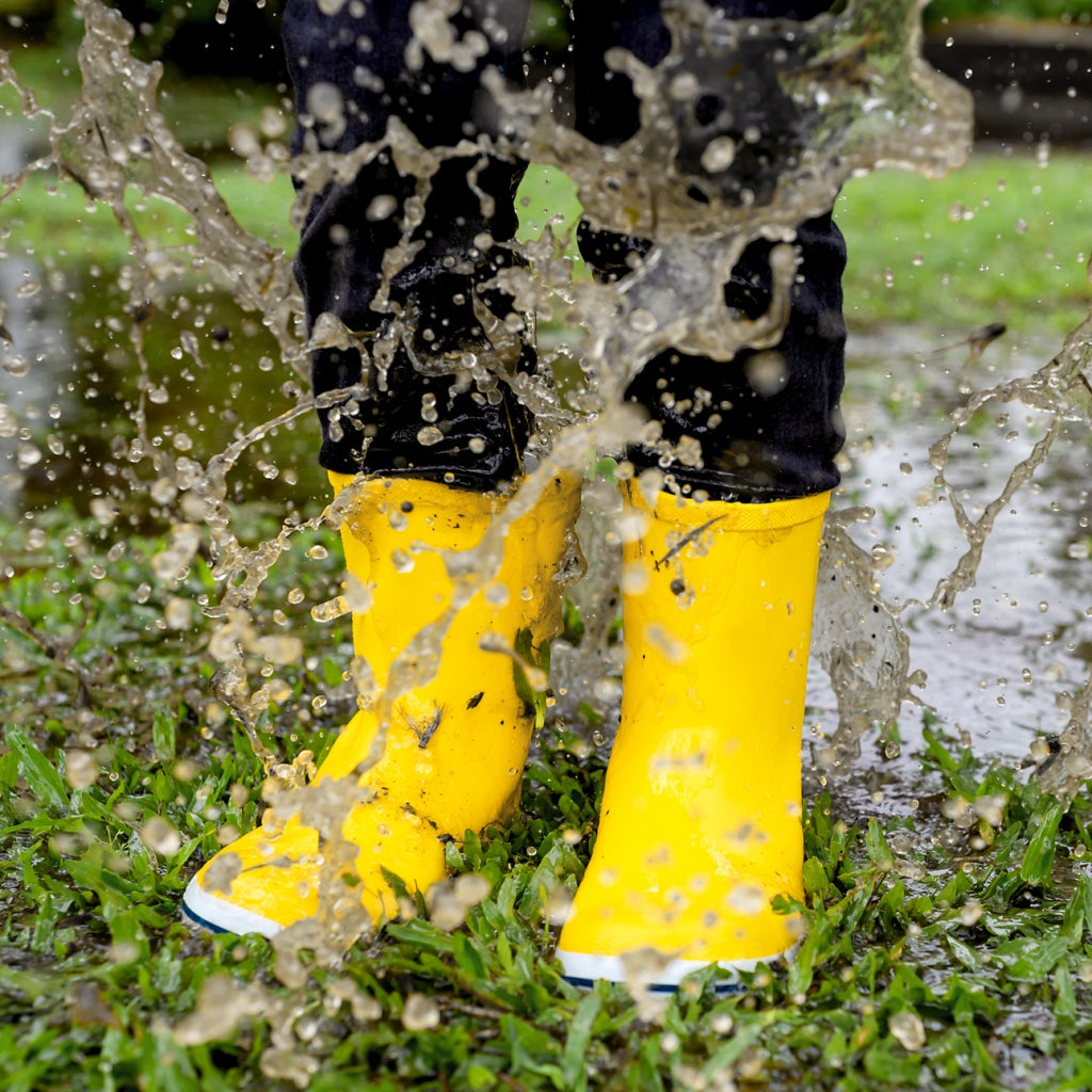 Yellow Gumboots for kids and toddlers