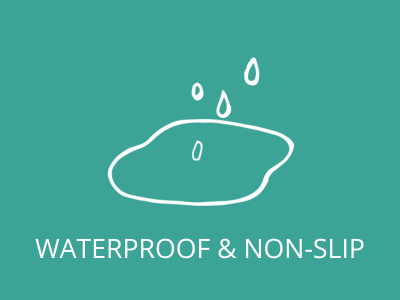 Kids gumboots with non slip soles