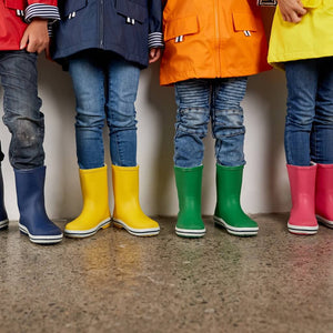 Kids Rain Boots Natural Rubber