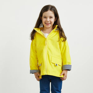 Bright Yellow Raincoat for Kids
