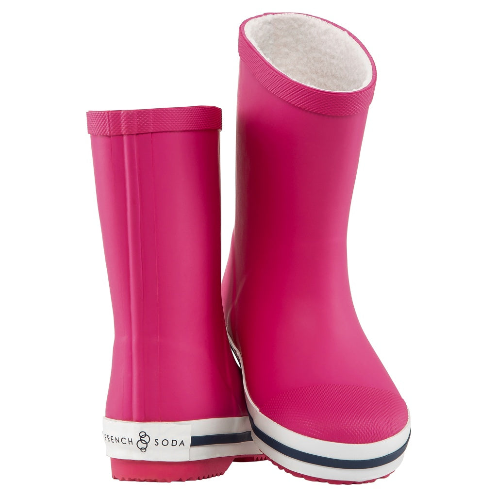 Pink Rubber Gumboots