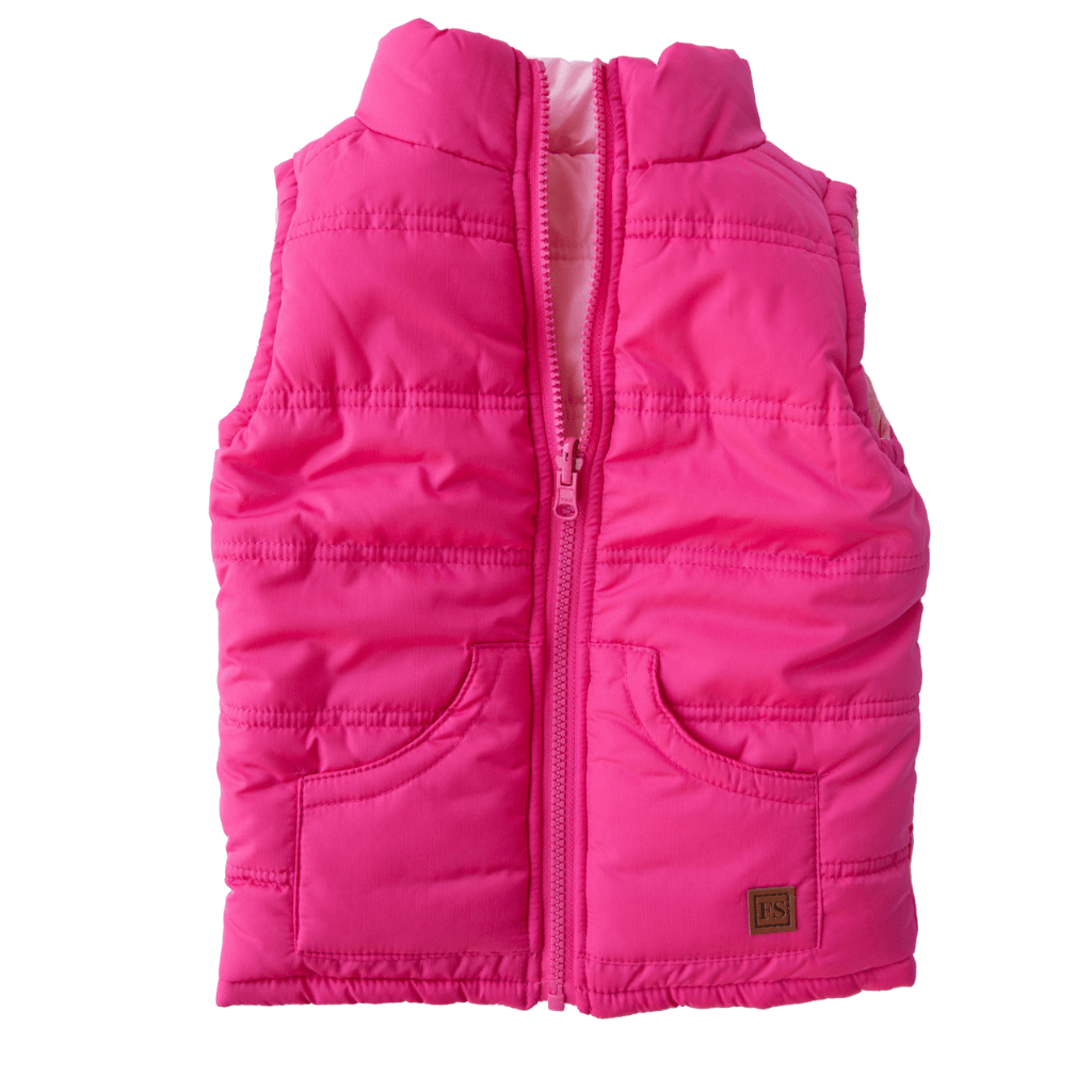 Pink 2025 girls vest