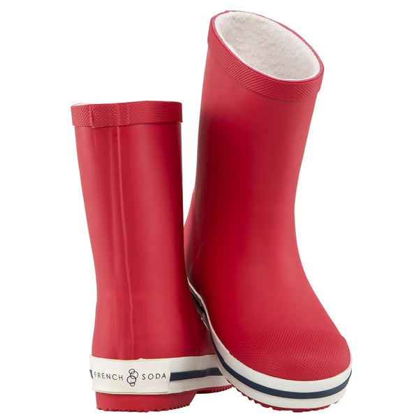 Red Reinforced Rubber Boots